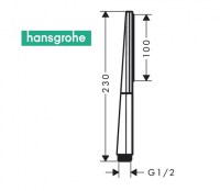 TELEDUCHA 100 1jet RAINFINITY HANSGROHE